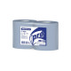 Полотенца PROtissue Premium бумажные протирочные 2 слоя, 350 м, 1000 листов (33х35 см), синие. 2 рулона, диаметр втулки 7,6 см Сяський ЦБК С406