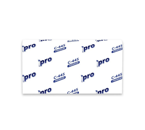 Бумажные полотенца PROtissue Premium Instant Z сложения 2 слоя, 200 листов / 18 гр (21,5х24 см), белые, 21 пачка, Сяський ЦБК С445