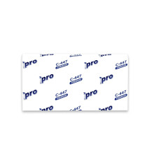 Бумажные полотенца PROtissue Premium W сложения 2 слоя, 150 листов / 16 гр (21,5х32 см), белые, 21 пачка, Сяський ЦБК С447