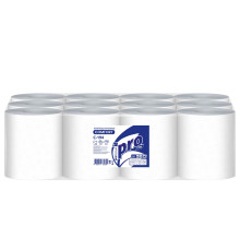 Бумажные полотенца PROtissue Comfort 1 слой, 120 м, без перфорации, белые. 12 рулонов, Сяський ЦБК С194