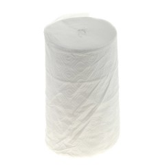 Бумажные полотенца Стандарт midi однослойные, 220 м, без перфорации, белые. 6 рулонов