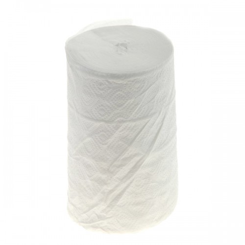 Бумажные полотенца Стандарт midi 1-слойные, 6 рулонов, 220 м, белые, арт 02-153