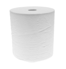Бумажные полотенца PROtissue 2 слоя, 150 м, без перфорации, белые. 6 рулонов, диаметр втулки 3,8 см, Сяський ЦБК С397