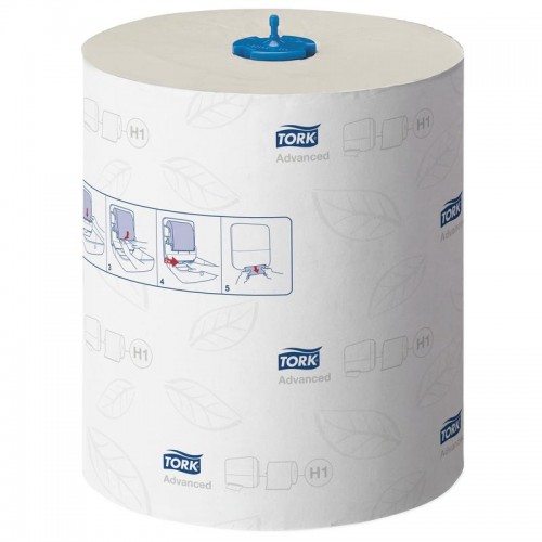 Бумажные полотенца Tork Matic Advanced (H1) 2-х слойные, 6 рулонов, 150 м, 600 листов, белые, арт 120067