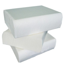 Бумажные полотенца PROtissue V сложения 2 слоя, 200 листов / 16 гр (21x22 см), белые. 20 пачек Сясьский ЦБК ПП512-2V200