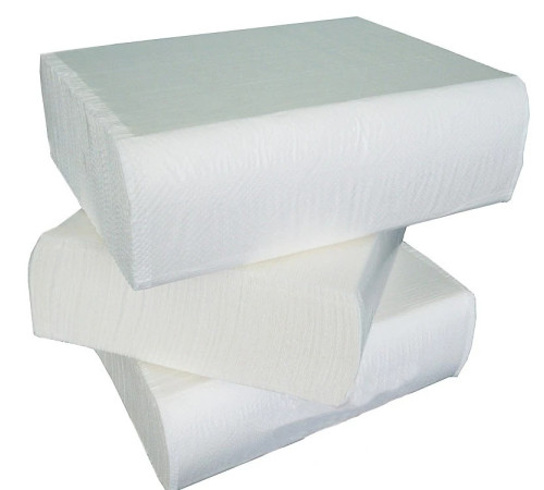 Бумажные полотенца PROtissue V сложения 2 слоя, 200 листов / 16 гр (21x22 см), белые. 20 пачек Сясьский ЦБК ПП512-2V200