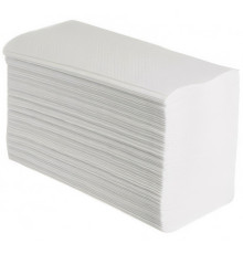 Бумажные полотенца PROtissue V сложения 1 слой, 200 листов / 20 гр (21x22 см), белые. 20 пачек Сясьский ЦБК С394