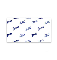 Бумажные полотенца PROtissue Premium Z сложения 2 слоя, 200 листов / 16 гр (21,5х24 см), белые, 21 пачка, Сяський ЦБК С442