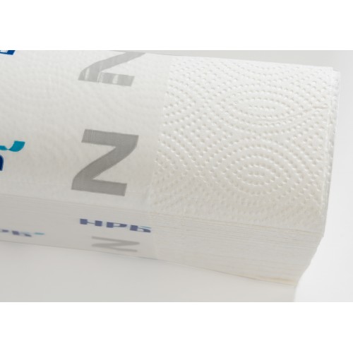 Бумажные полотенца НРБ 1-200\35 Z сложения 1-слойные, 20 пач, 200 листов (21x22.8 см), белые, арт 25Z112