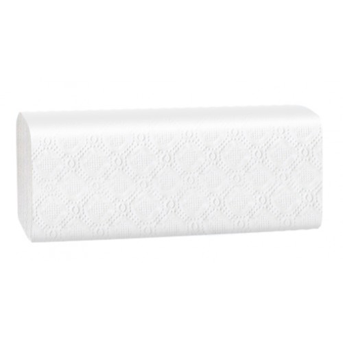 Бумажные полотенца Семья и Комфорт Z сложения 2-х слойные, 18 пач, 150 листов (20x22 см), белые, арт 2487