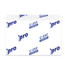 Салфетки бумажные PROtissue Premium, 1 слой, 200 листов, 16x21 см, 20 пачек в упаковке, белые , Сясьский ЦБК С252