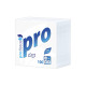 Салфетки бумажные PROtissue Comfort, 1 слой, 1/4 сложения, 24х24 см, 100 листов, белые, 40 пачек в упаковке, Сясьский ЦБК С184
