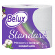 Туалетная бумага Belux Standart 2 слоя, 4 рулона, 14 м, 120 листов (11.5x9.1 см), белая Семья и комфорт 274419