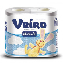 Туалетная бумага Linia Veiro Classic 2 слоя, 4 рулона, 17,5 м, белая Сыктывкар Тиссью Груп 5c24