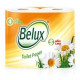 Туалетная бумага Belux 2 слоя, 4 рулона, 20 м, 170 листов (11.5x9.5 см), белая Семья и комфорт 800