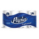 Туалетная бумага Papia Professional 3 слоя, 16.5 метров, 140 листов (9.5x11.8 см), 8 рулонов, белая, Сыктывкар Тиссью Груп 5080998
