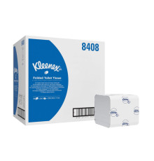 Туалетная бумага листовая Kleenex Ultra 2 слоя, 200 листов, 36 упаковок в коробке, белая, Kimberly-Clark 8408