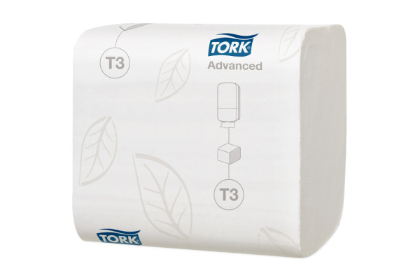 Tork 114271 Туалетная бумага листовая Advanced (T3) 2 слоя, 36 м (19x11 см), белая