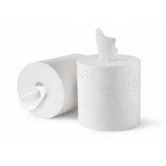 Туалетная бумага в рулонах Belux PRO 2-х слойная, 6 рулонов, 207 м, 1150 листов (13.4x18 см), белая Семья и комфорт 274425