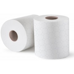 Туалетная бумага в рулонах Belux PRO 2-х слойная, 6 рулонов, 120 м, 1150 листов (13.4x18 см), белая Семья и комфорт 274601