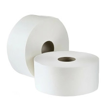 Туалетная бумага PROtissue 1 слой, 12 рулонов, 200 м, белая, втулка 6 см, Сясьский ЦБК С392
