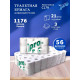 Туалетная бумага PROtissue Premium 3 слоя, 56 рулонов, 21 м, 168 листов (9,6х12,5 см), белая, втулка 4,5 см, Сясьский ЦБК С179