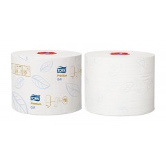 Туалетная бумага Premium Mid-size (T6) 2-х слойная, 27 рулонов, 90 м, белая Tork 127520