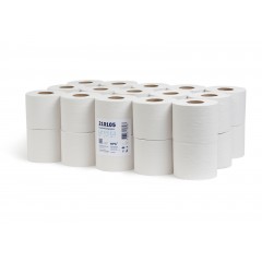 Туалетная бумага ТБ 1-75 1-слойная, 30 рулонов, 75 м, серый НРБ-Групп 210105
