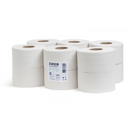 Туалетная бумага НРБ ТБ 1-150 1-слойная, 12 рулонов, 150 м, серый, арт 210119