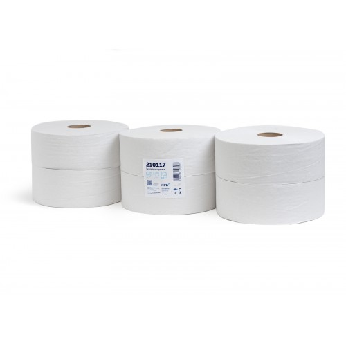 Туалетная бумага НРБ ТБ 1-525 1-слойная, 6 рулонов, 525 м, серый, арт 210117