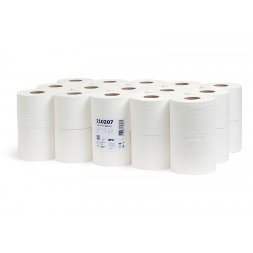 Туалетная бумага НРБ ТБ 2-75 2-х слойная, 30 рулонов, 75 м, 600 листов, белая, арт 210207