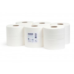 Туалетная бумага ТБ 2-200 2-х слойная, 12 рулонов, 200 м, 1600 листов, белая НРБ-Групп 210225