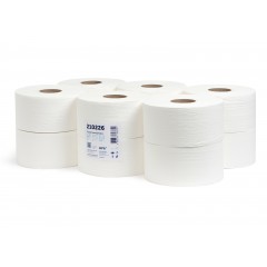 Туалетная бумага ТБ 2-200\Вт 7,5 2-х слойная, 12 рулонов, 200 м, 1600 листов, белая НРБ-Групп 210226