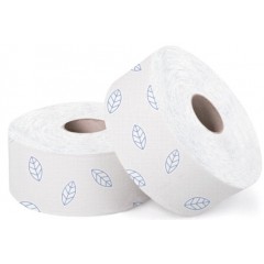 Туалетная бумага Belux PRO 2-х слойная, 12 рулонов, 100 м, лист (9,7 см), белая Семья и комфорт 274559
