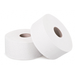 Туалетная бумага Belux PRO 2-х слойная, 12 рулонов, 200 м, 1600 листов (9.5x12.5 см), белая Семья и комфорт 274910