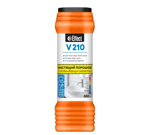 Чистящее средство ВИТА 210 порошок для кухни Лимонный всплеск, 480 гр, Effect 26249 1/20