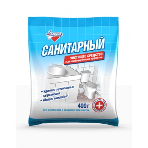 Средство Санитарный для чистки сантехники порошок Золушка, 400 гр АМС Кемикал Ч-13-1