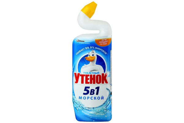 Туалетный утёнок 5 в 1 средство чистящее для унитаза, 500 мл Россия ТУ-51\5