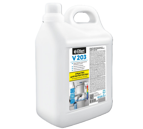 Щелочное средство для мытья посуды в посудомоечных машинах Вита 203, 5 л Effect 26226 1/2