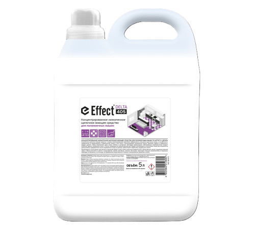 Щелочной низкопенный концентрат для поломоечных машин Дельта 405, 5 л, Effect 26510 1/2