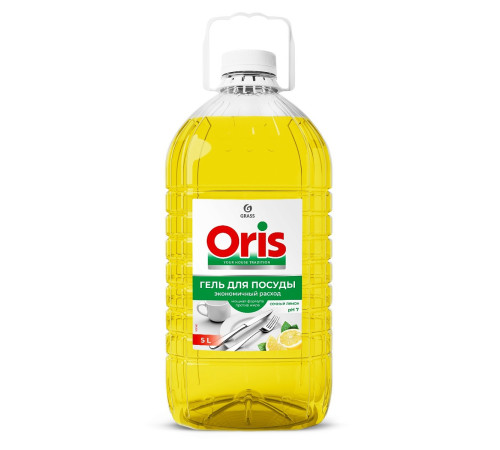 Cредство для мытья посуды ORIS Сочный лимон 5 л, ПЭТ, GRASS 126148 1/2