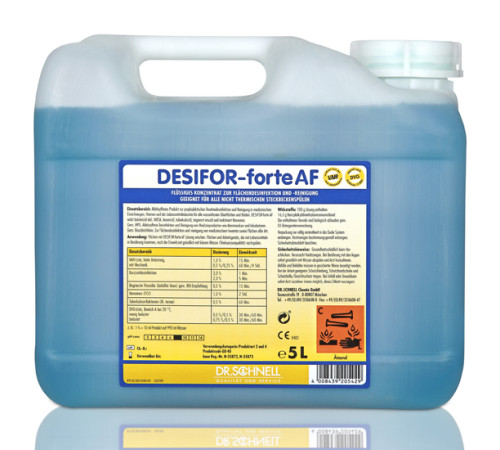 Концентрат для очистки и дезинфекции полов DESIFOR-forte AF 5 л dr. Schnell 20542