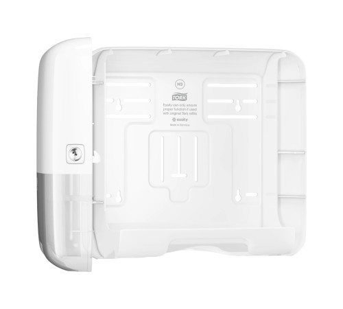 Мини-диспенсер для листовых полотенец Singlefold сложения ZZ и С, белый Tork 553100