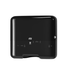 Мини-диспенсер для листовых полотенец Singlefold сложения ZZ и С, черный Tork 553108
