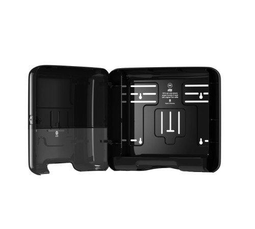 Мини-диспенсер для листовых полотенец Singlefold сложения ZZ и С, черный Tork 553108