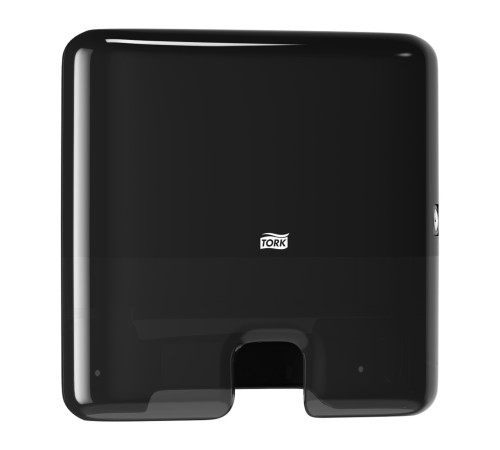 Xpress мини-диспенсер для листовых полотенец сложения Multifold, черный Tork 552108