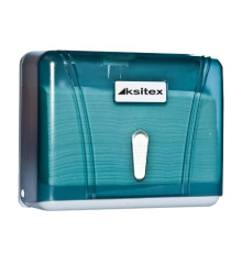 Диспенсер для бумажных полотенец зеленый KSITEX TH-404G