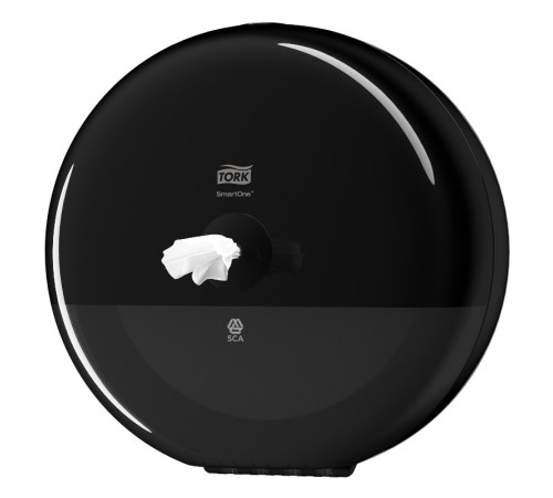 SmartOne Диспенсер для туалетной бумаги в рулонах, чёрный Tork 680008