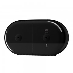 Tork SmartOne Двойной диспенсер для туалетной бумаги в мини-рулонах, чёрный 682008