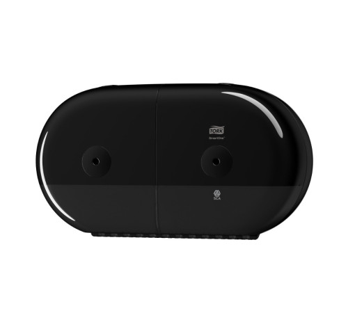 SmartOne Двойной диспенсер для туалетной бумаги в мини-рулонах, чёрный Tork 682008